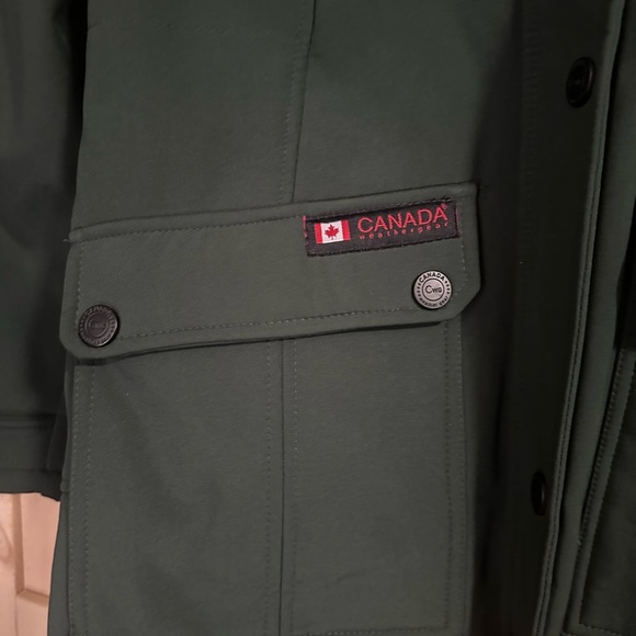 Canada Weather Gear Women's Anorak Waterproof Jacket Size Small Green - Picture 4 of 4
